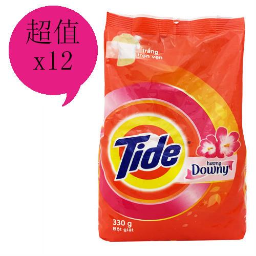 【TIDE】花香洗衣粉(330g)*12包