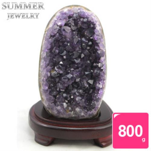 SUMMER寶石《隨機出貨》3A級烏拉圭紫水晶片800g以上(頂級深紫色)