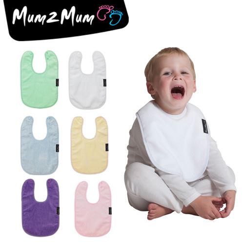 【Mum 2 Mum】機能型神奇口水巾圍兜-寶寶款6入組(粉嫩寶寶)-行動