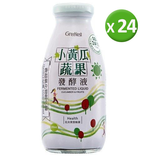 鋐洲小黃瓜蔬果發酵液(24瓶裝)