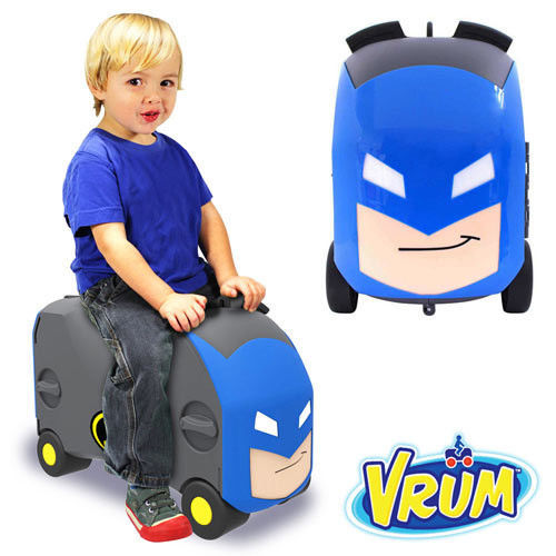 美國 VRUM 卡通造型 兒童行李箱 蝙蝠俠