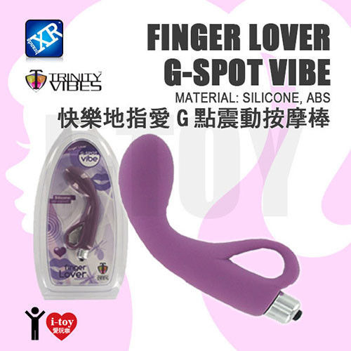 美國 Trinity Vibes 快樂地指愛G點振動按摩棒Silicone Finger Lover G-Spot Vibe