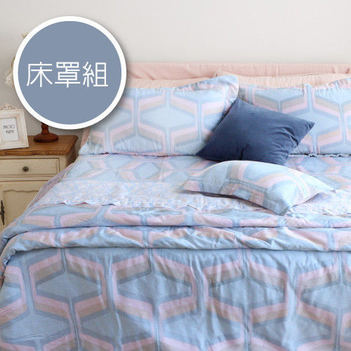 【R.Q.POLO】伊人風尚 天絲TENCEL-雙人標準五件式兩用被床罩組(5X6.2尺)