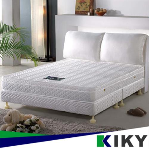 【KIKY】一代美式服貼輕柔型獨立筒雙人加大床墊6尺/彈簧床墊~