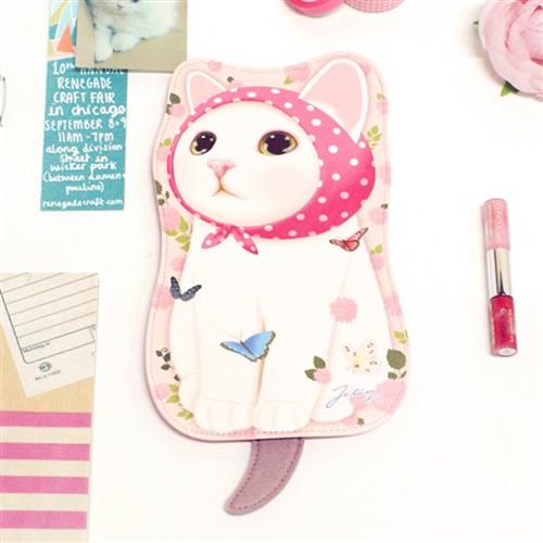 【ZARATA】甜蜜貓第二代娃娃造型萬用包_Pink hood