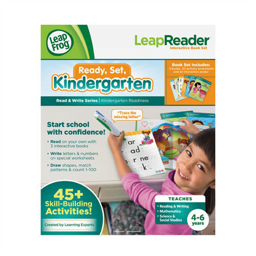 《LeapFrog 跳跳蛙》美國跳跳蛙LeapFrog-全英電子閱讀筆盒裝套書-準備上幼稚園寫字套組