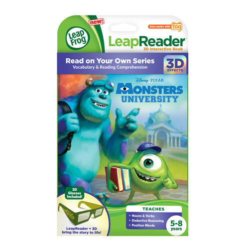 《LeapFrog 跳跳蛙》美國跳跳蛙LeapFrog-全英電子閱讀筆書籍-怪獸大學3D