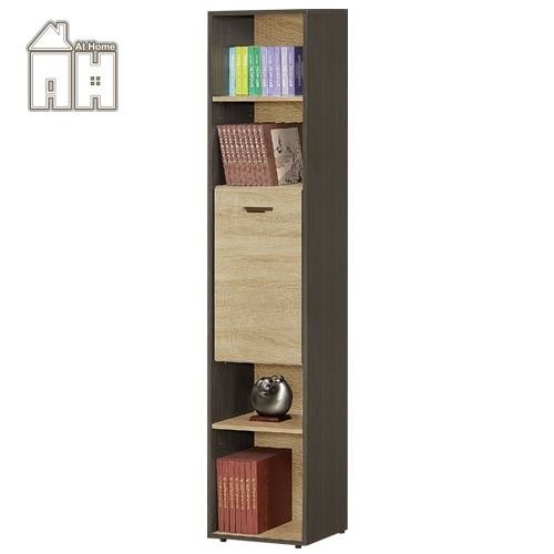 【AT HOME】瑪莎1.35尺橡木紋單門書櫃