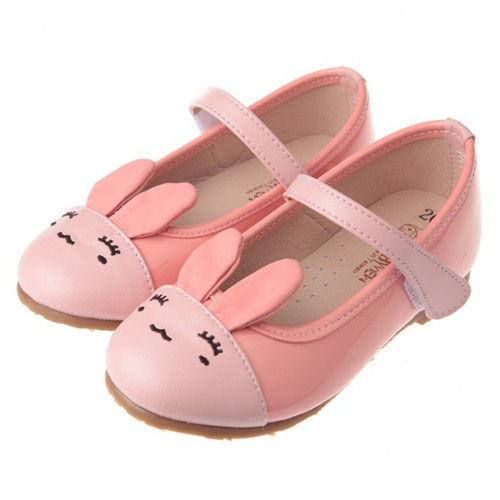 布布童鞋 微笑小兔俏麗粉紅娃娃鞋 [OF6587G]