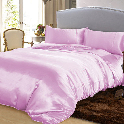 RODERLY 柔情紫-絲緞 加大四件式被套床包組