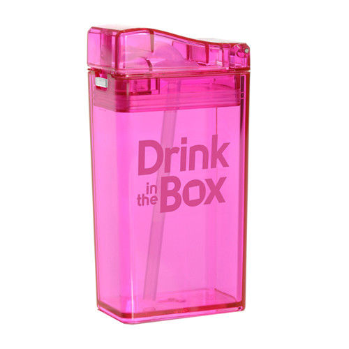 【Drink in the box】Tritan兒童運動吸管杯-果凍粉