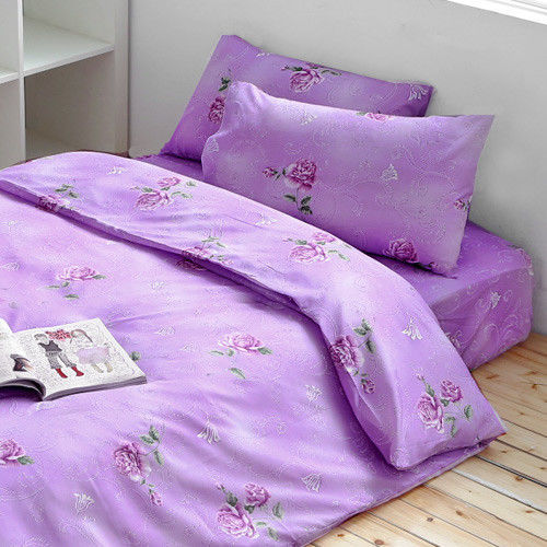 Alisa 雅香戀曲紫-加大四件式被套床包組