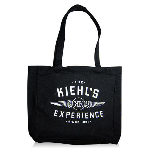 Kiehls 契爾氏 The kiehls experience 限定 肩背手提 黑色帆布袋