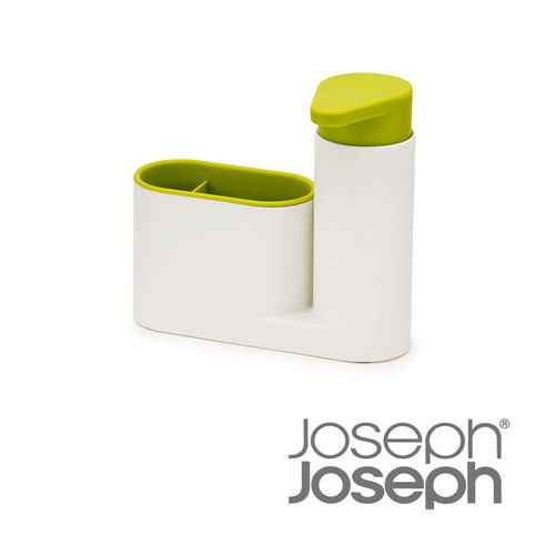 《Joseph Joseph英國創意餐廚》流理台清潔收納小幫手兩件組(綠)-85081