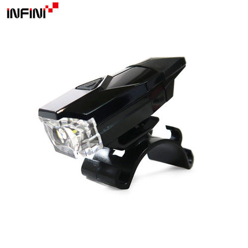 【INFINI】MINI LAVA I-261W 白光LED警示燈4模式前燈/台灣製-黑色