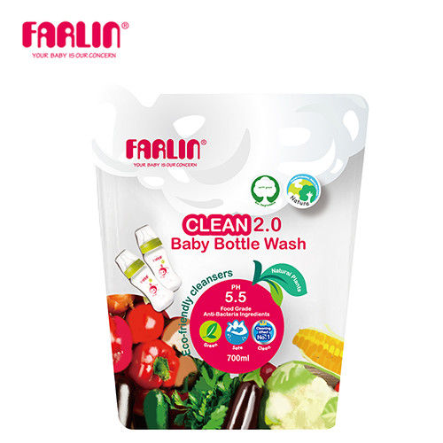 【Farlin】Clean 2.0生態蔬果奶瓶清潔液700ml - 補充包