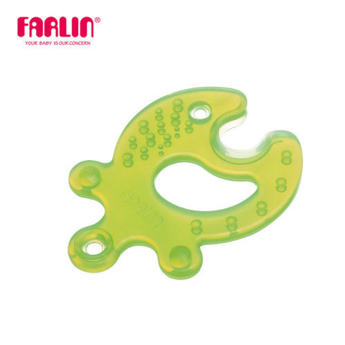 【Farlin】小魚造型矽膠咬牙器 - 綠
