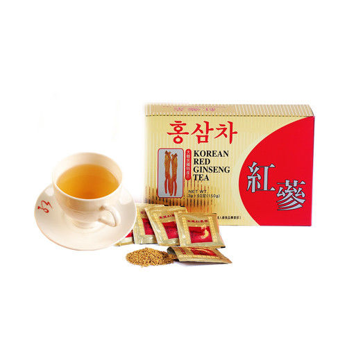金蔘-6年根韓國高麗紅蔘茶(50包/盒 共1盒)