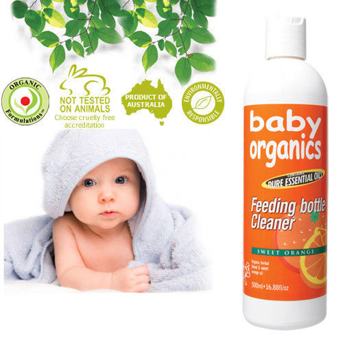 澳洲原裝 Baby Organics 寶寶奶瓶用品清洗劑 500ml 2瓶組