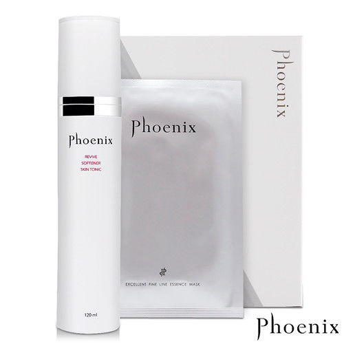 【即期品】Phoenix 甦醒淨化柔膚露 120ml+極致撫紋精萃面膜 3片/盒 效期至:2017/05/21