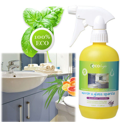 澳洲原裝 Ecologic天然薰衣草鏡子玻璃清潔劑 520ml (有機配方)