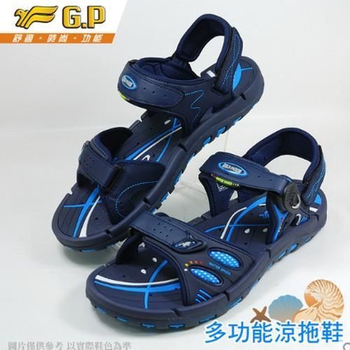 【G.P 時尚休閒兩用涼鞋】G6907M-22 淺藍色 (SIZE:39-44 共三色)