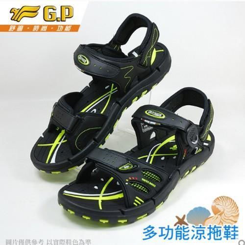 【G.P 時尚休閒兩用涼鞋】G6907M-60 綠色 (SIZE:39-44 共三色)