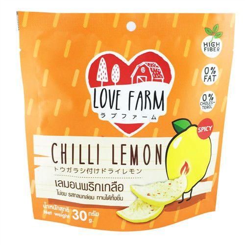 【LOVE FARM】就是愛檸檬 黃金檸檬乾 30gx6包(辣味x6)