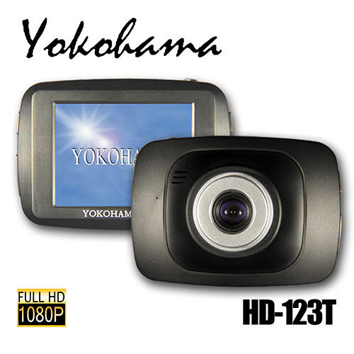 【Yokohama】HD-123T Full HD 1080P 夜視廣角行車紀錄器