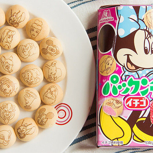 迪士尼控必搜集 高達70種圖案印在餅乾上【森永】米妮巧克力餅乾