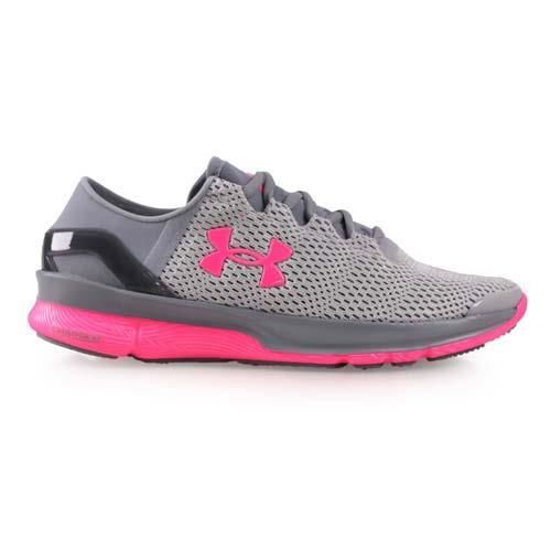 【UNDER ARMOUR】UA SPEEDFORM APOLLO2女慢跑鞋 灰桃紅