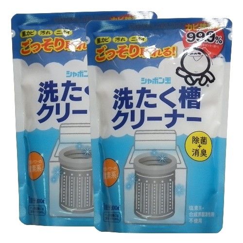 日本SHABON洗衣機清潔劑500g-二入組