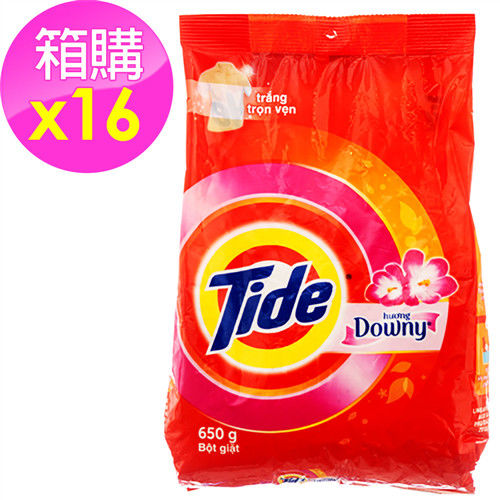 【Tide】洗衣粉-含Downy/16入箱購(650g*16)