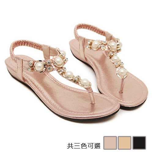 【Alice 】(現貨+預購)   華麗水鑽夾腳涼鞋