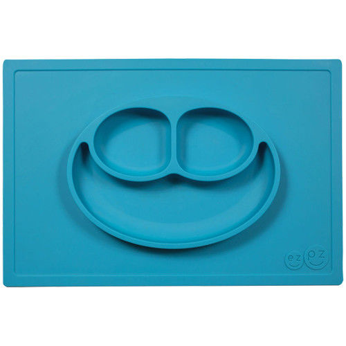 美國EZPZ矽膠防滑餐盤-寶石藍
