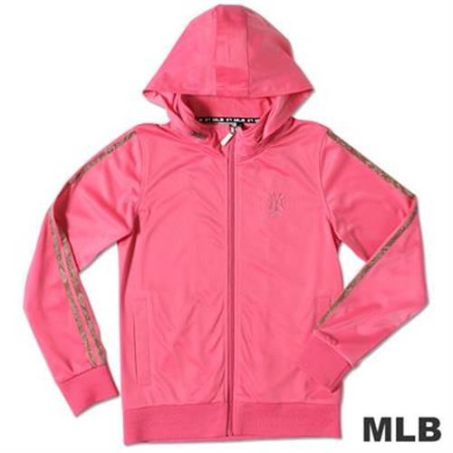 MLB-紐約洋基隊動物紋運動外套-粉紅(女)