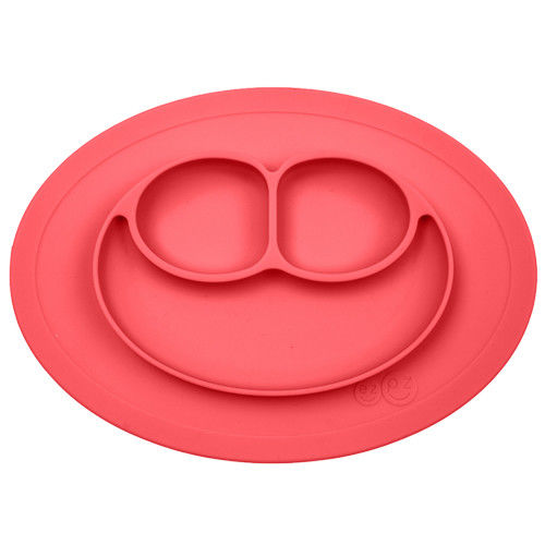 美國EZPZ矽膠防滑餐盤-珊瑚紅(迷你版)