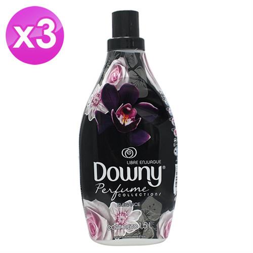 【美國 Downy】衣物柔軟精(優雅花香)1.5L-3入組