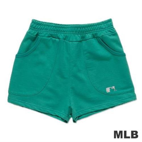 MLB-美國職棒大聯盟印花休閒短褲-藍綠(女)