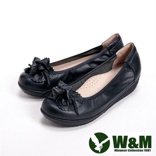 【W&M】日系造型休閒鞋女鞋-黑(另有米)