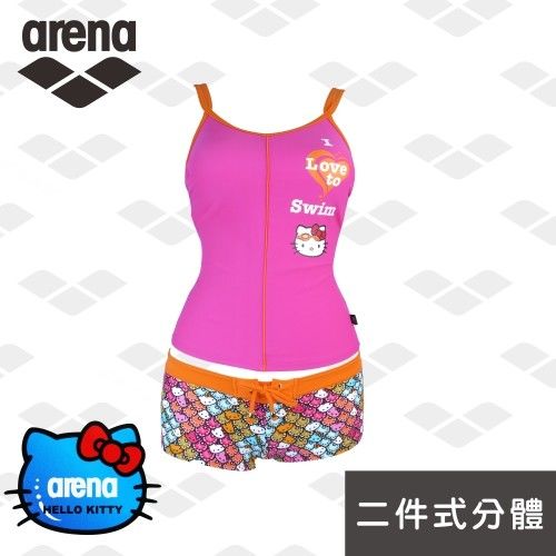 arena x Hello Kitty美人魚系列二件式海灘泳衣ARKT209W