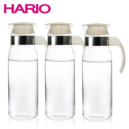 【日本 HARIO】耐熱玻璃冷水瓶1400ml (3入組)