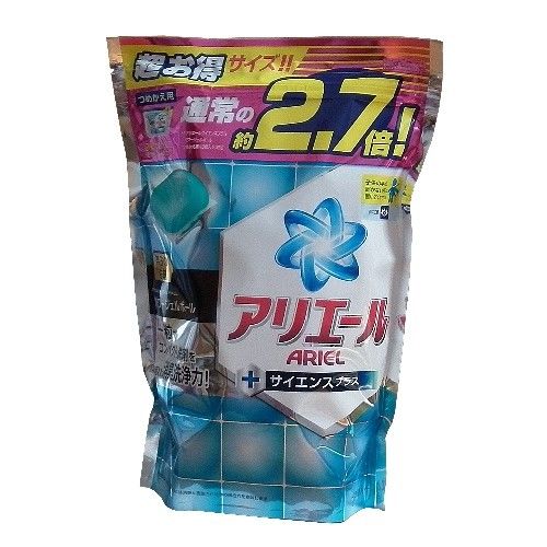 日本PG洗衣膠球-ARIEL藍色1160g-48顆