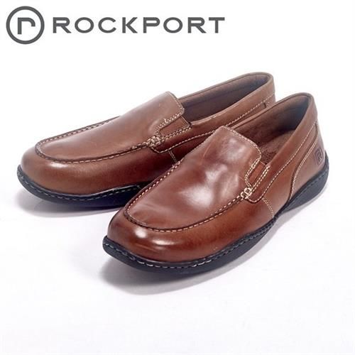 【Rockport】城市玩家系列 / ROCKER LANDING II 直套半休閒男鞋-咖