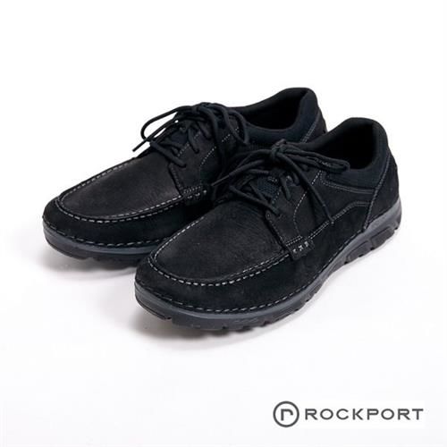 【Rockport】超輕量輕盈系列 / ZONECUSH ROCSPORTLT 耐走綁帶休閒男鞋-黑