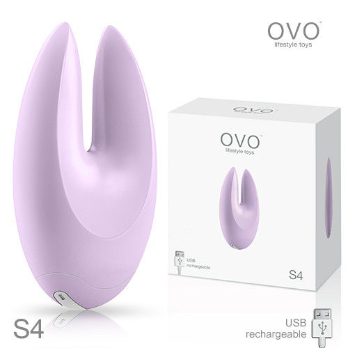 德國OVO S4 東尼 7段變頻 多功能 陰蒂乳頭 刺激震動按摩器 充電式 粉色