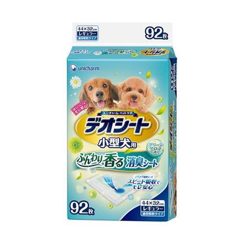 日本Unicharm消臭大師小型犬森林香狗尿墊M92片