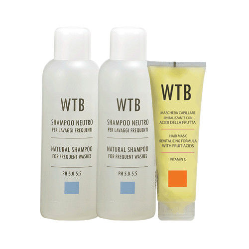 義大利原裝 WTB昂賽芙 洗護超值組 溫和平衡洗髮 1000mlx2+果酸賦活潤護髮膜250ml