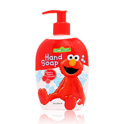 【美國 Sesame Street 】可愛造型洗手乳(櫻桃莓果香)8oz/236ml