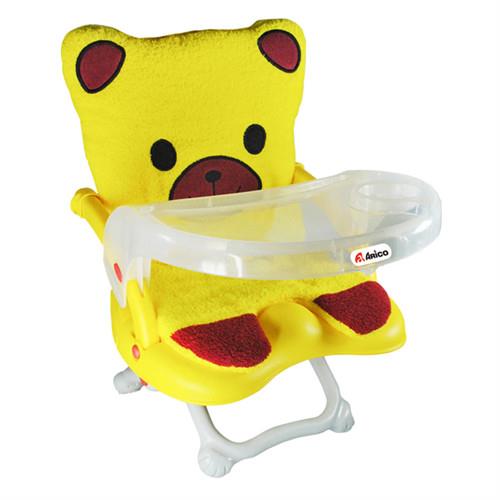 Arico -Q CHAIR多功能兒童餐椅/黃色小熊